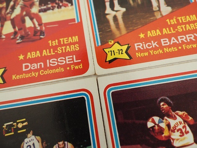 ABA 1972-73 Topps 10枚 #249-#258 ABA ALLSTARS BASKETBALL トップスカード バスケットボール 246aの画像7