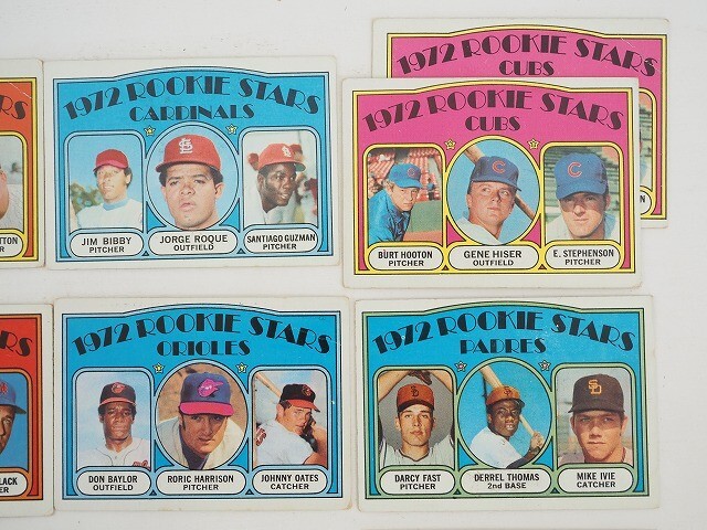 1972 Topps ROOKIE STARS 15種(20枚) MLB Baseball card 260a_画像3