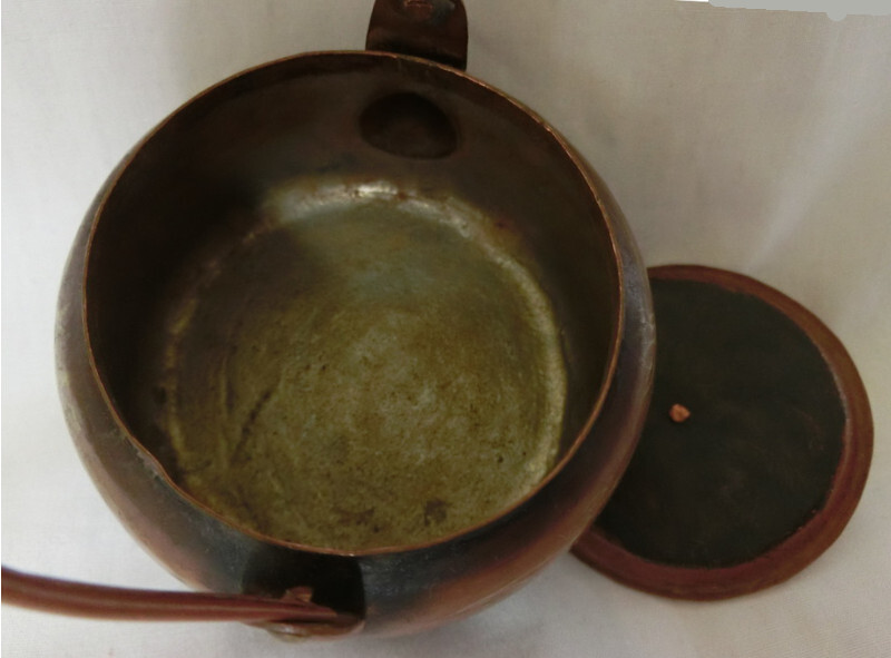 ●古銅　急須　 銅製　水注　茶道　煎茶道具_画像8