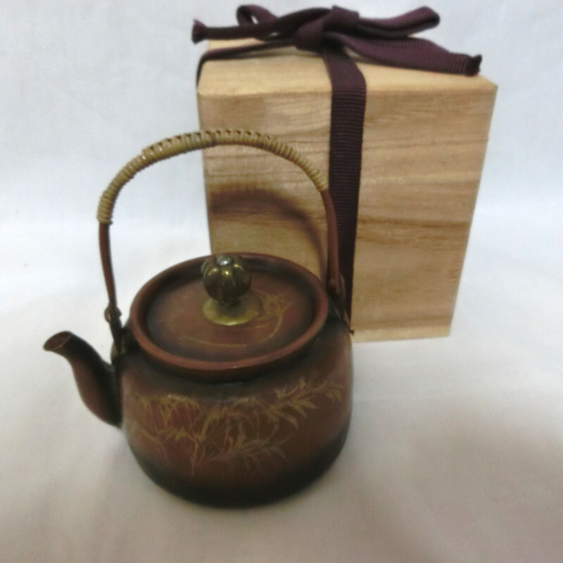 ●古銅　急須　 銅製　水注　茶道　煎茶道具_画像10