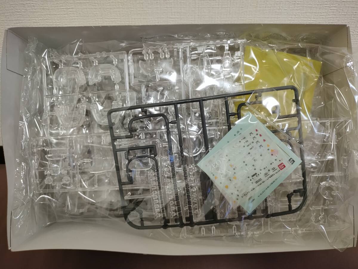 ** rare * inside sack unopened * Mobile Suit Gundam exhibition limitation MG 1/100 scale MS-06S car a exclusive use The kVer.2.0 mechanical clear gun pra 