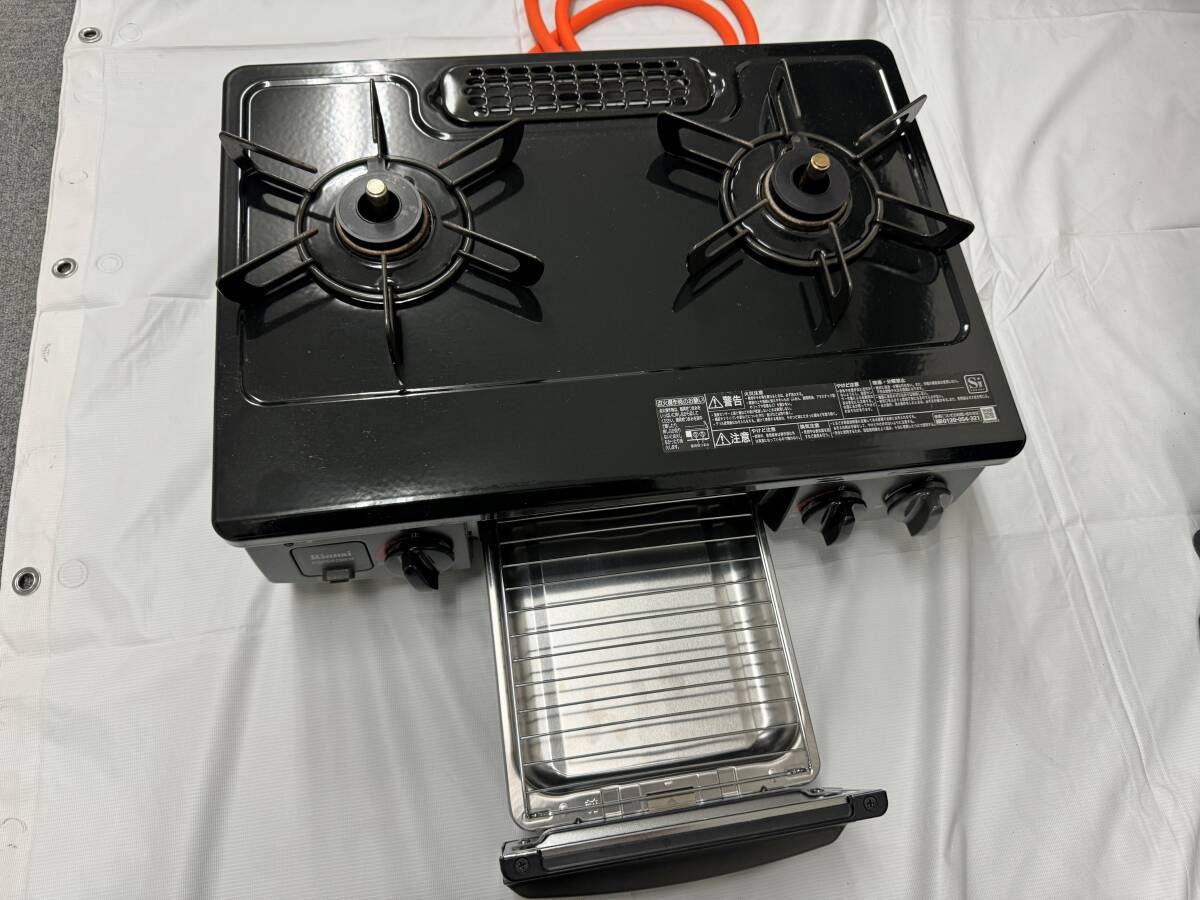 *Rinnai * Rinnai gas-stove * gas portable cooking stove *KSR562BKR* LP gas * black * black *2021 year made * operation verification settled * receipt warm welcome *