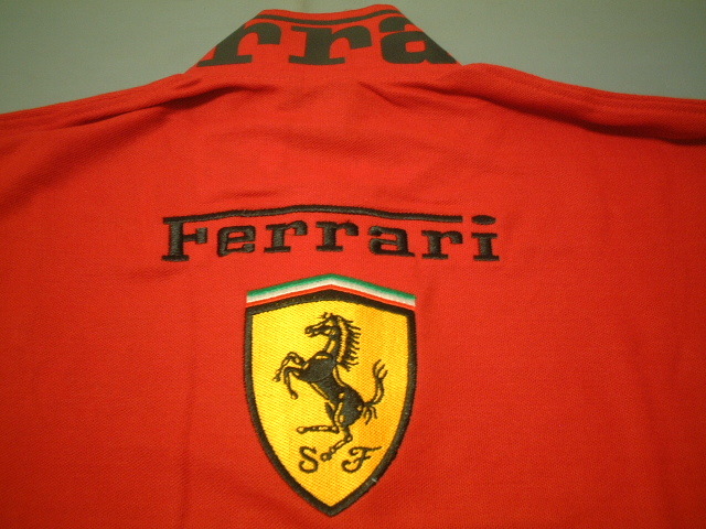 ★在庫一掃セールです★送料無料★必見★Ｆｅｒｒａｒｉ★フェラーリの★素敵～で★お洒落～で★綺麗～な★ポロシャツ★レッド★XL★新品★_画像1