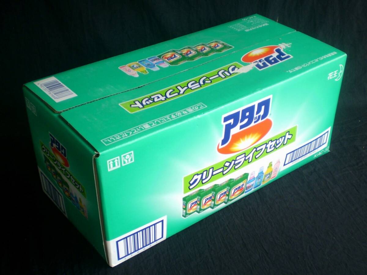  Kao attack clean life set detergent gift laundry K*AC-50 unopened unused ( attack 1.6kg×4 box / floral Hamming other 