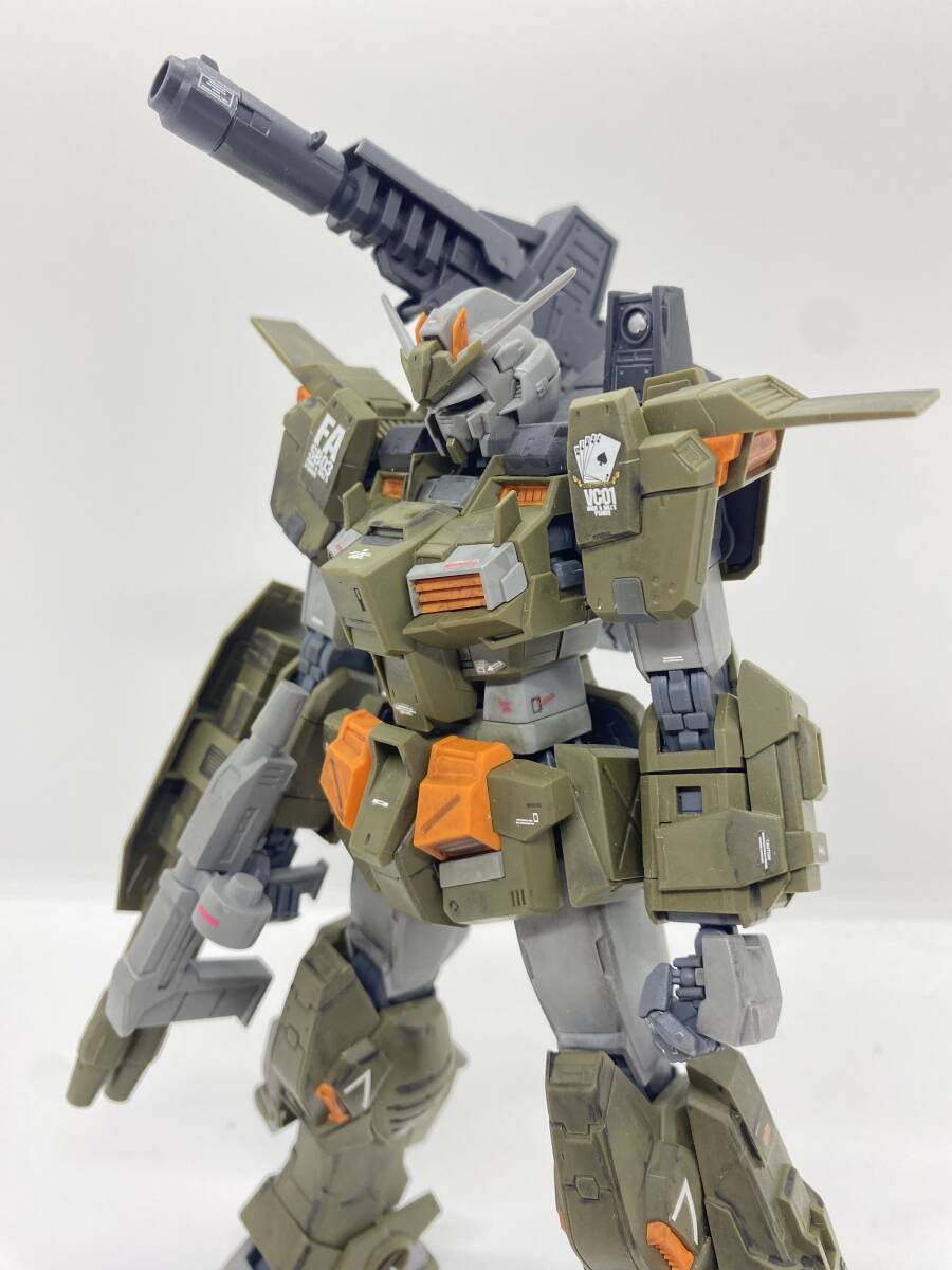 ＭＧ 1/100 ガンダムストームブリンガー Ｆ.Ａ.（フェイタル・アッシュ）　部分塗装完成品_画像2