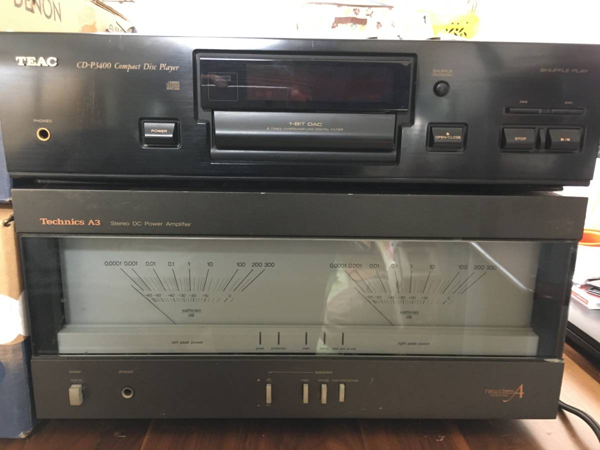 級放大器彙總 5台Technics SE-A3/ Marantz CM 6200/ TEAC CD P3400/ DENON DCD-F109 SP/ DENON DMD-F102 A 原文:纏め ５台Technics SE-A3/ Marantz CM 6200/ TEAC CD P3400/ DENON DCD-F109　SP/ DENON DMD-F102　Aクラスアンプ　