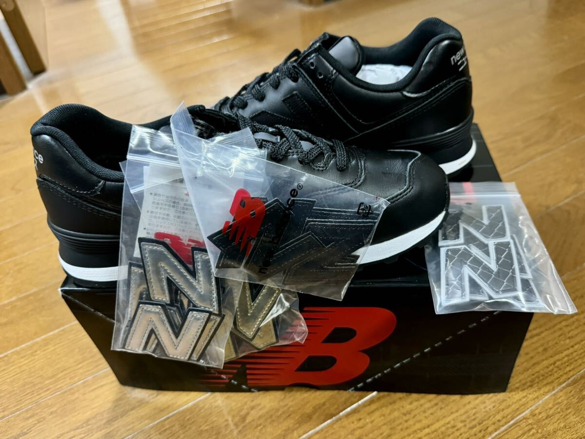 新品未使用 new balance ML574NL JAPAN LIMITED ロゴ4種類付属 26.5 US8.5_画像2