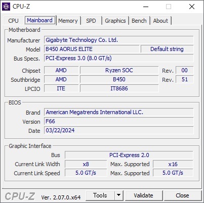 【美品・簡易動作確認・BIOS最新】GIGABYTE B450 AORUS ELITE AMD AM4 チップセット Ryzen Athlon 対応_画像2