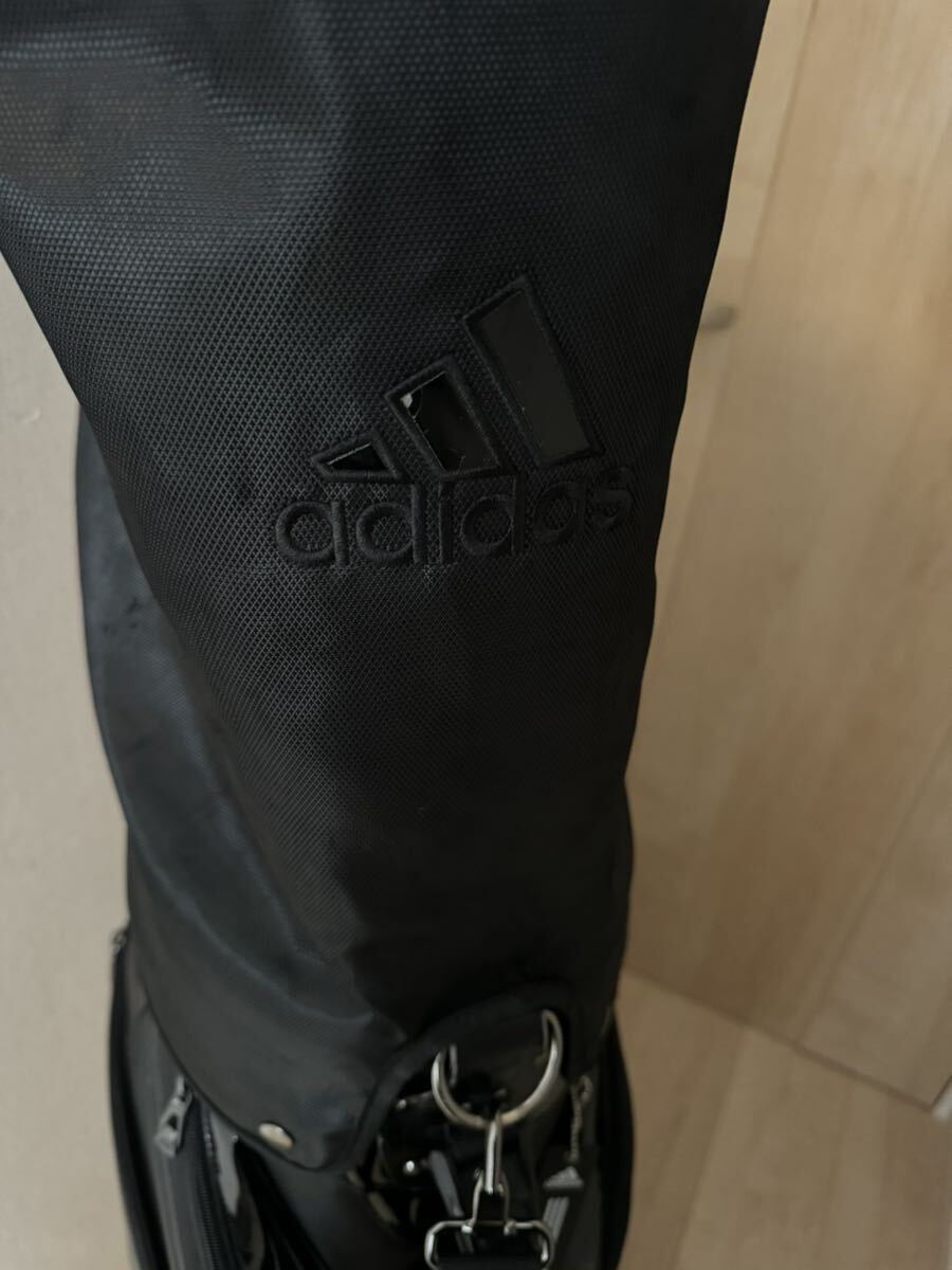 adidas アディダスゴルフバッグ キャディバッグ 黒_画像2
