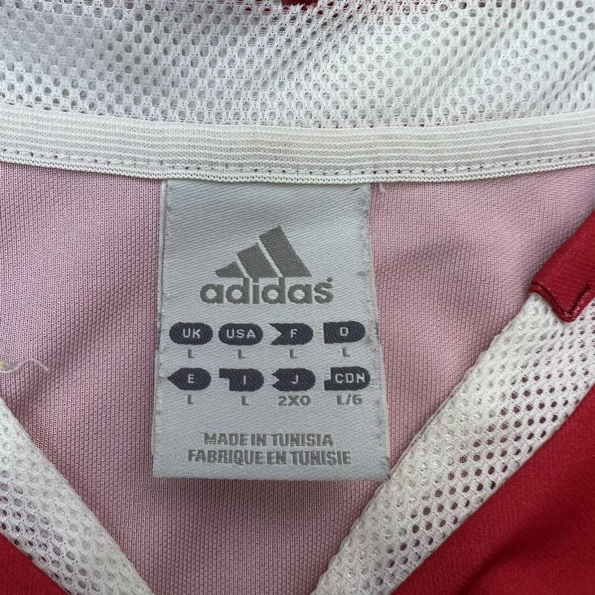 adidas ☆ AJAX AMSTERDAM 05/06 ユニフォーム ゲームシャツ ホワイト レッド 2XO サッカー スポーツ 人気 アヤックス アディダス■BH153_画像5