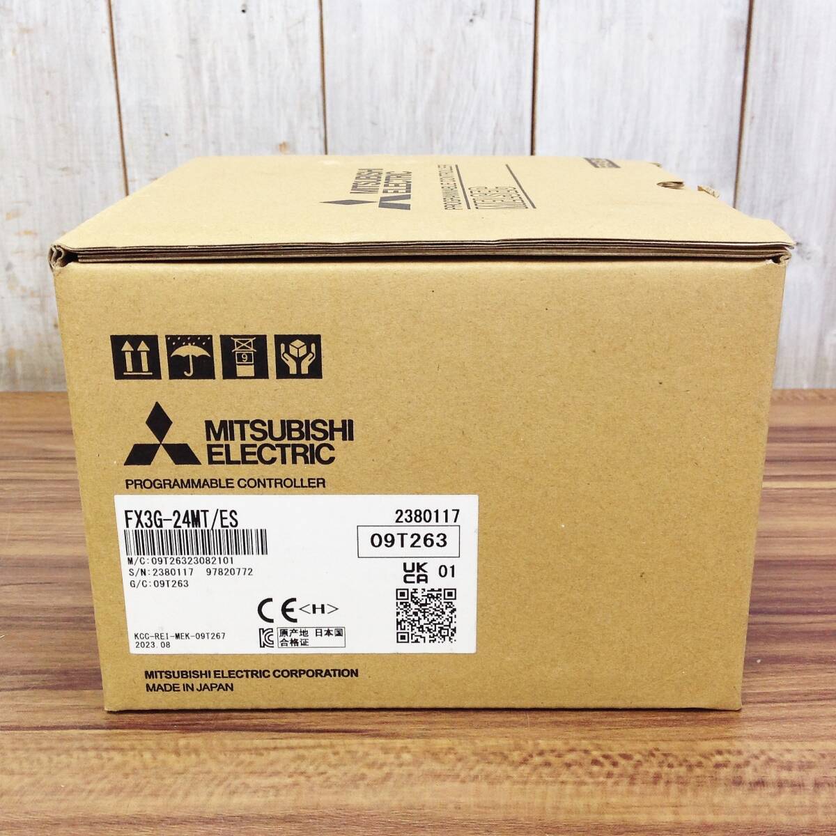 【AH-05965】新品未使用品 三菱電機 MELSEC-F シーケンサ FX3G-24MT/ES 2023年製_画像1