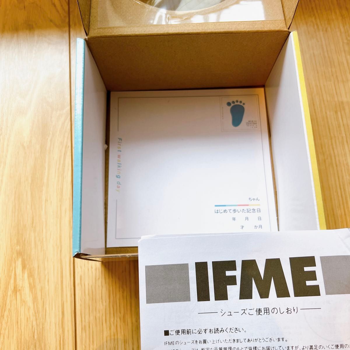 IFME ファーストシューズ（ネイビー）