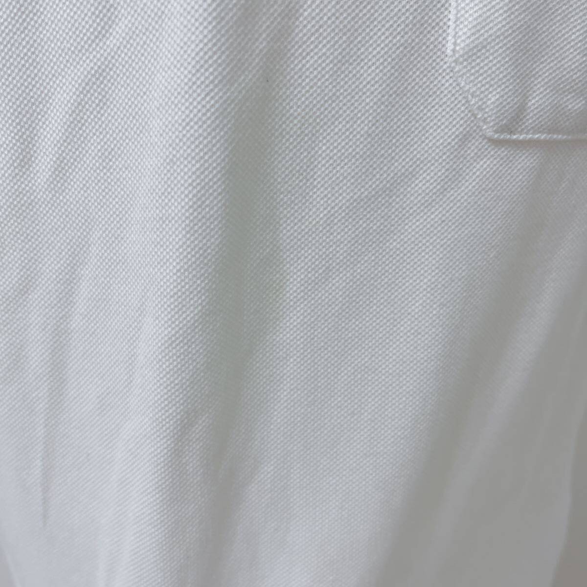 バーバリーロンドン 白ポロシャツ 刺繍ロゴ ノバチェックの画像7