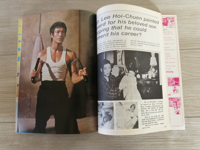 ●希少●Bruce Lee・ブルースリー「ステッカー」未開封6枚入「下敷き」「Combats」「THE SECRET OF JKD & KUNG FU」冊子2冊＊まとめ_画像8