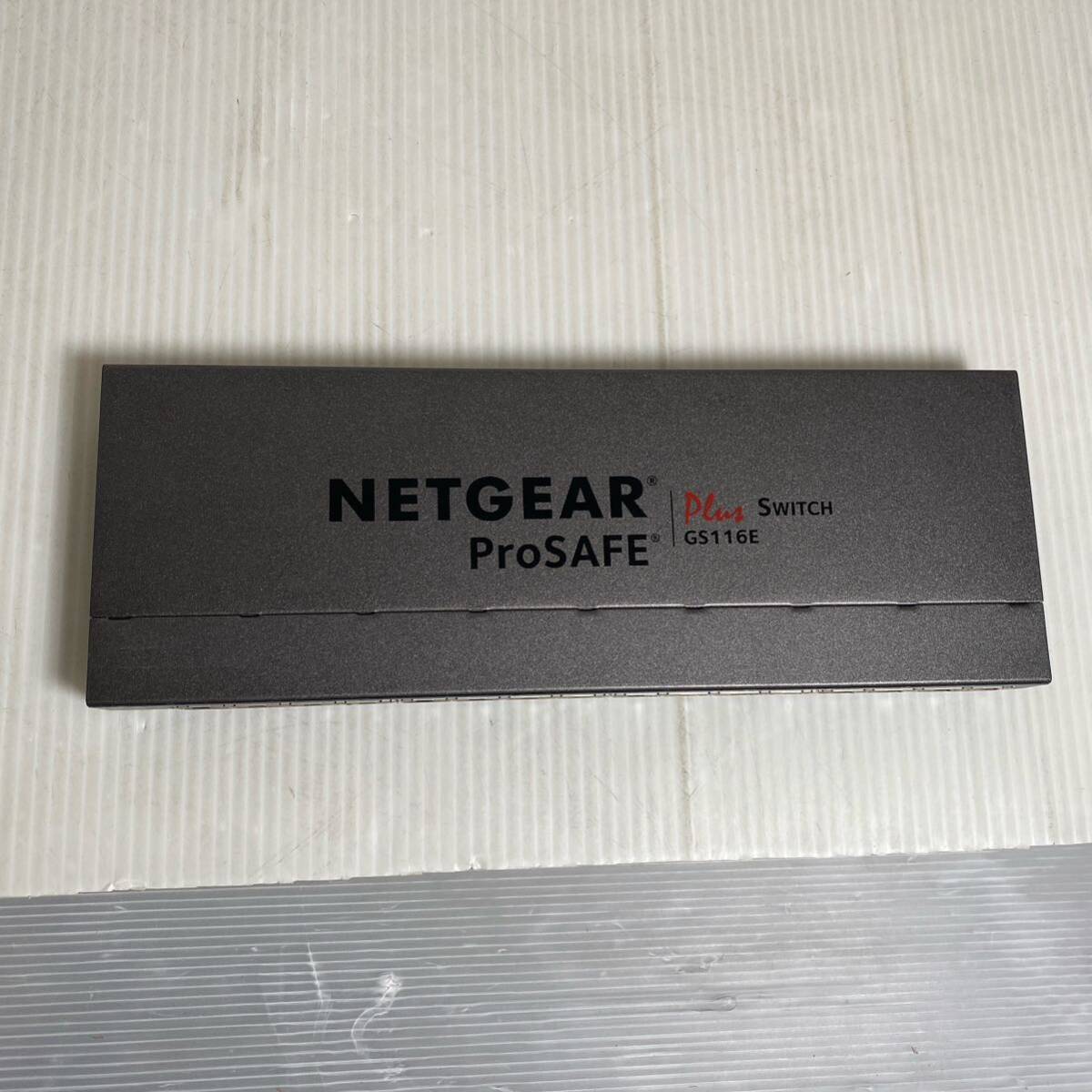NETGEAR Switch GS116E スイッチングハブ ProSAFE ギガピット16ポート アンマネージプラス スイッチ スイッチングハブ ④ （A4 ）_画像1