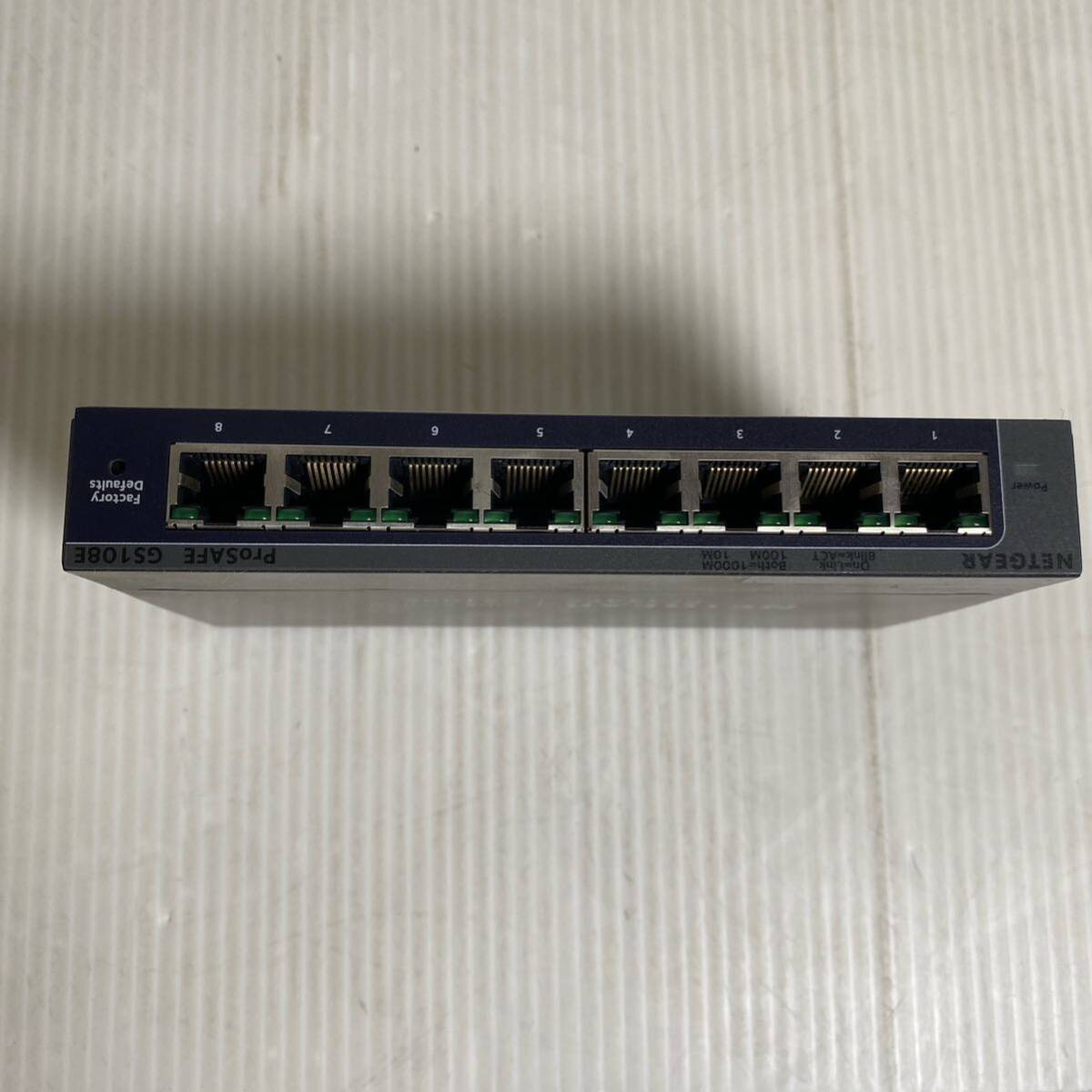 NETGEAR Switch GS108e スイッチングハブ ProSAFE ギガピット8ポート アンマネージプラス スイッチ スイッチングハブ ① （A4 ）_画像4