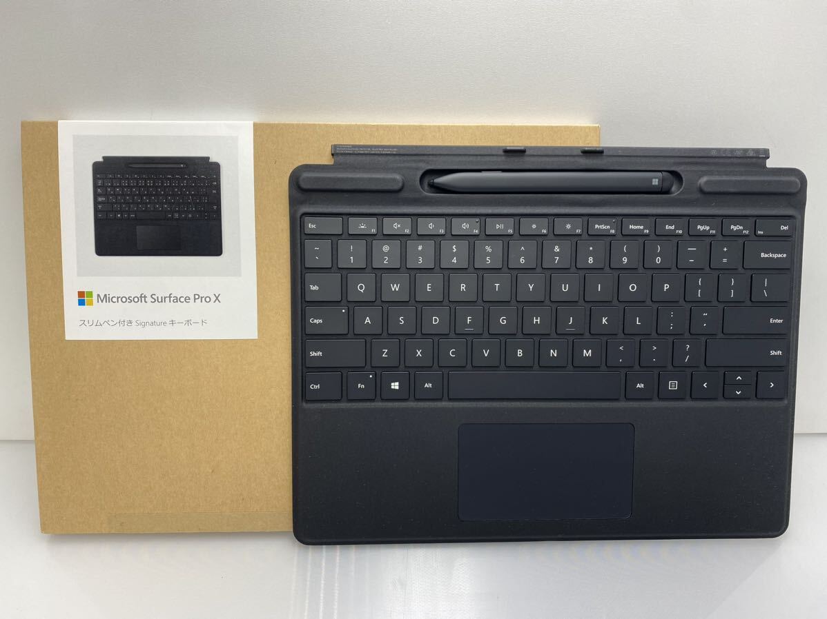 H3-1-050103 【写真を撮りの為開封済み】マイクロソフト Surface Pro X スリムペン 付 Signature キーボード Model:1864 の画像1