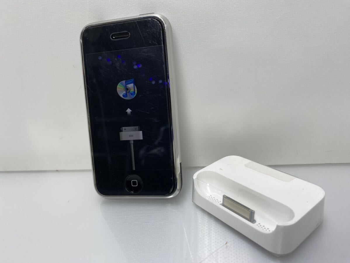 CC1-042403 希少 美品 Apple iPhone 2G (1st Gen) 8GB MA712LL A1203 GSM 純正Dock 充電スタンド(未使用)の画像1