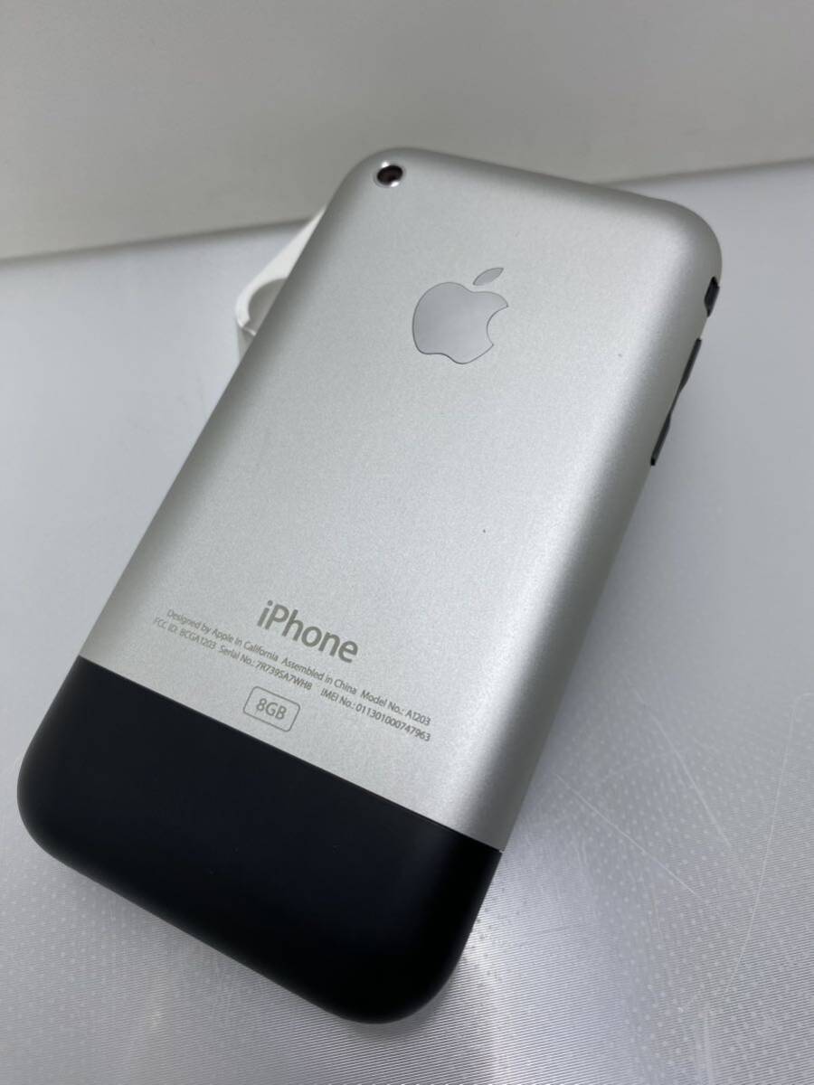 CC1-042403 希少 美品 Apple iPhone 2G (1st Gen) 8GB MA712LL A1203 GSM 純正Dock 充電スタンド(未使用)の画像3