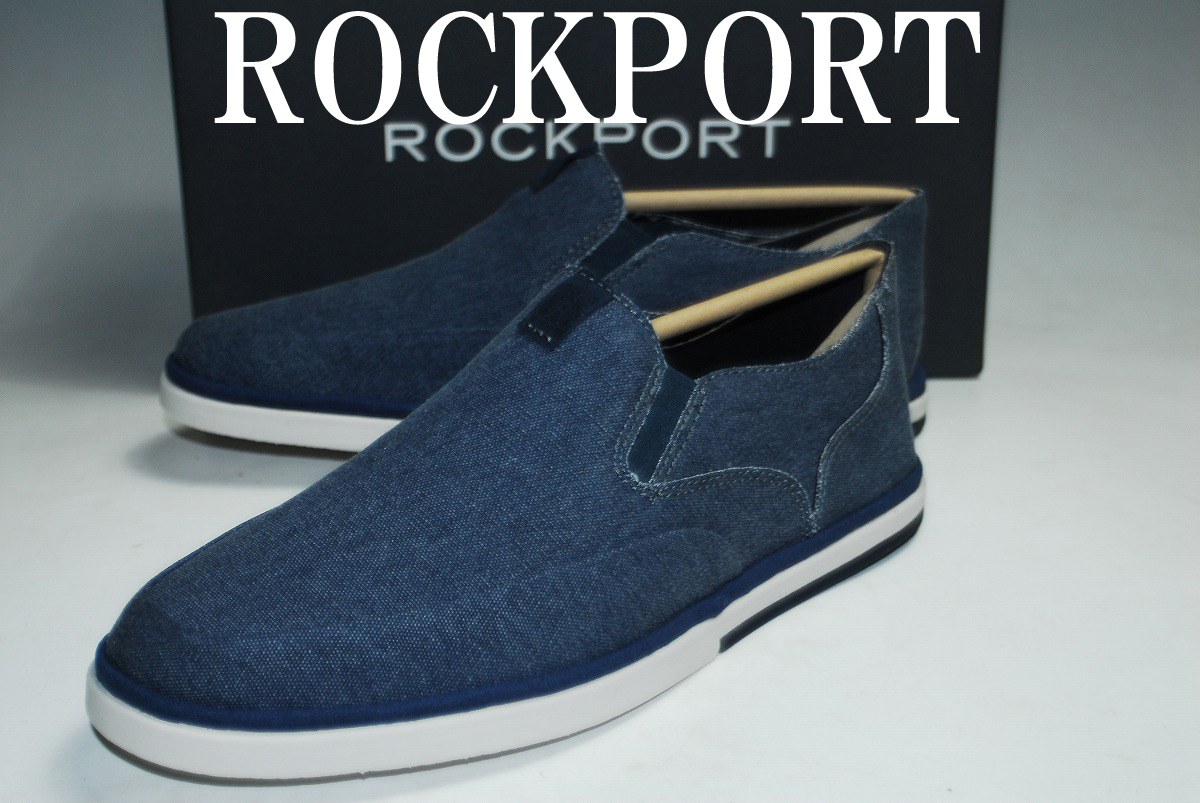 ◆DSC6490◆驚愕の2555円～完全売り切り！定価12100円・ロックポート/ROCKPORT/25㎝/ロー/美品/スリッポン/熟練の職人技巧！高級靴_美品/人気再熱！世界が認める傑作！