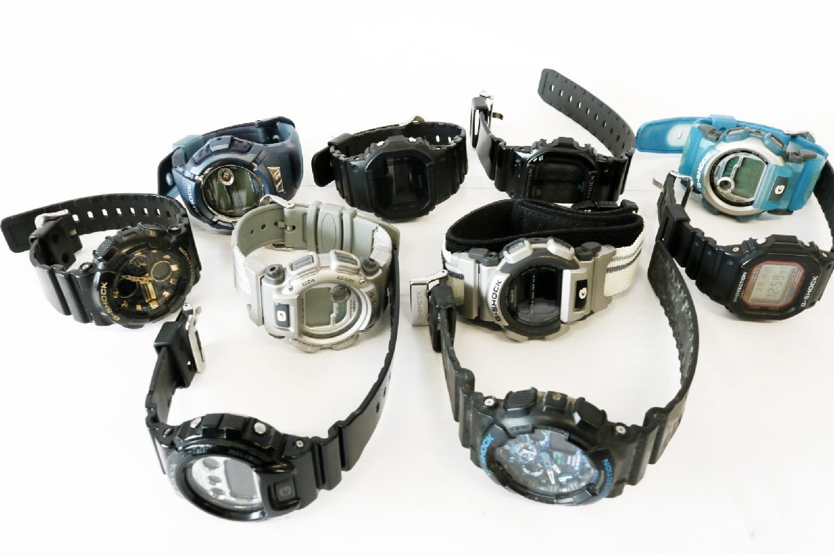  Junk часы * Casio (G-SHOCK) и т.п. женский мужские наручные часы * работоспособность не проверялась *.. из .[x-A49669]