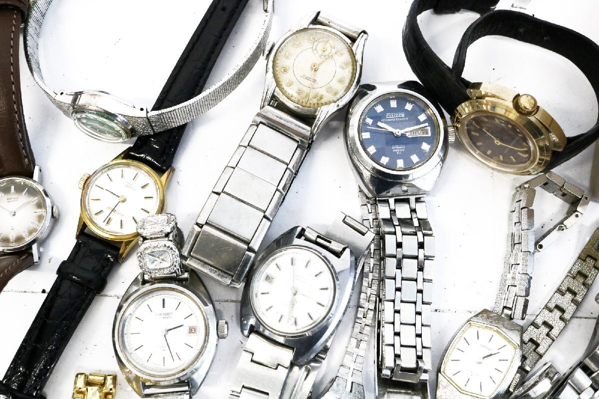 Junk часы * Seiko, Citizen, Tissot др. женский мужские наручные часы * работоспособность не проверялась *.. из .[x-A69983]