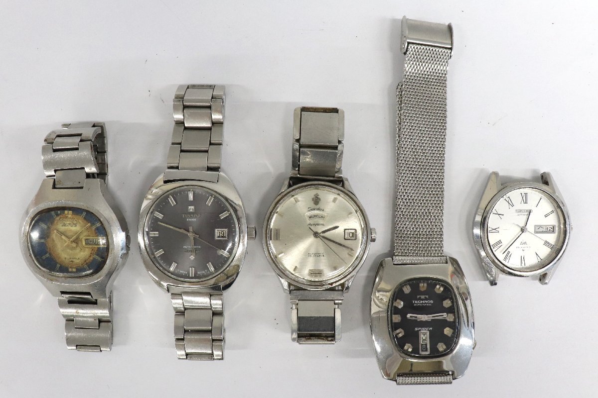  Junk часы * Seiko SEIKO, Tissot TISSOT, Tecnos TECHNOS женский мужские наручные часы * работоспособность не проверялась *.. из .[K-A50052]