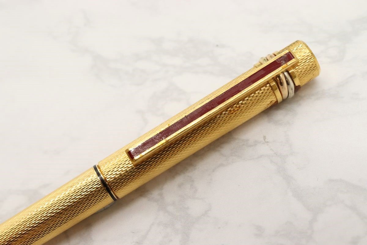 (ペン先18K) Cartier カルティエ トリニティ 万年筆 ペン先18K750 計1点 ※筆記未確認 ◆おたからや【Y-A58598】同梱-2_※傷汚れや付着物あり