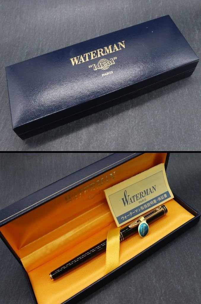 (ペン先18K) WATERMAN ウォーターマン 万年筆 IDEAL アイデアル ペン先18K750 計1点 ※筆記未確認 ◆おたからや【Y-A16992】同梱-2_※ケースに傷汚れあり