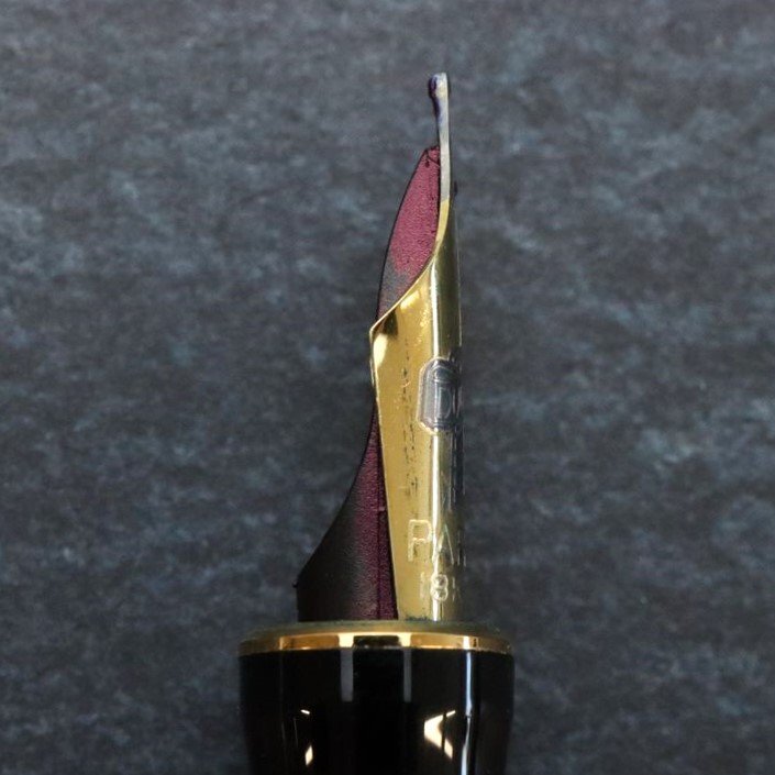 (ペン先18K750) PARKER パーカー 万年筆 デュオフォールド 計1点 ペンケース付き ※ネーム入り/筆記未確認 ◆おたからや【Y-A46400】同梱-2_画像8