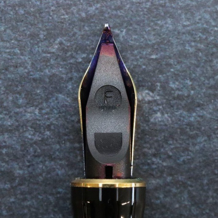 (ペン先18K750) PARKER パーカー 万年筆 デュオフォールド 計1点 ペンケース付き ※ネーム入り/筆記未確認 ◆おたからや【Y-A46400】同梱-2_画像9