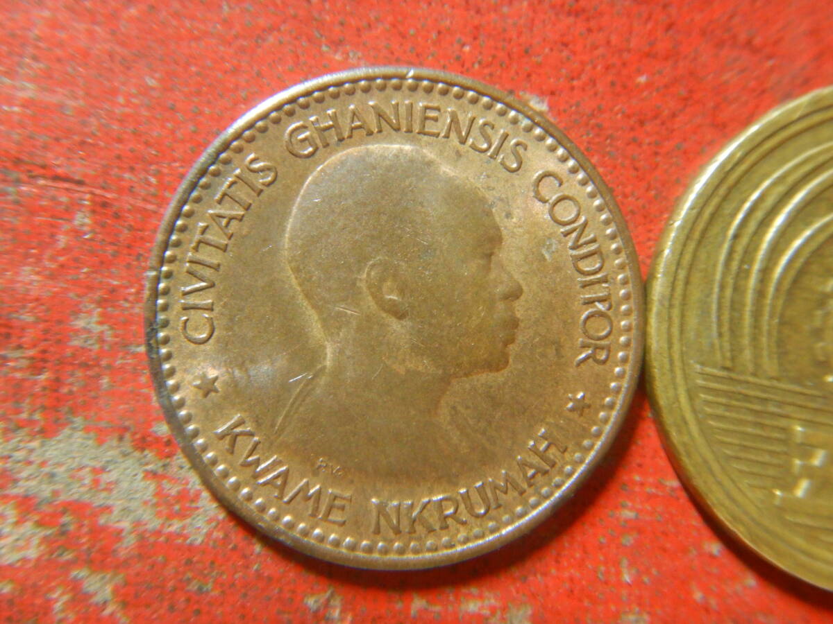 外国・ガーナ／ハーフペセワ青銅貨（1958年） 24050502の画像2