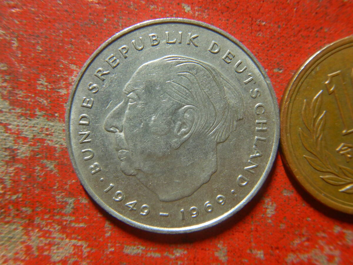 外国・西ドイツ／２マルク白銅貨：テオドール＝ボイス初代連邦大統領（1979年D）　240516_画像1