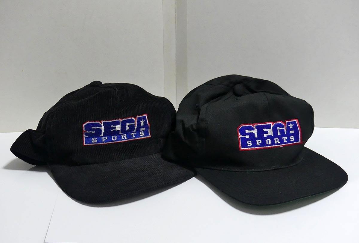 セガロゴデザイン セガスポーツ帽子キャップ ２つセット■未使用新品■非売品■SEGALOGO SEGASPORTS hat cap Not for sale_画像1