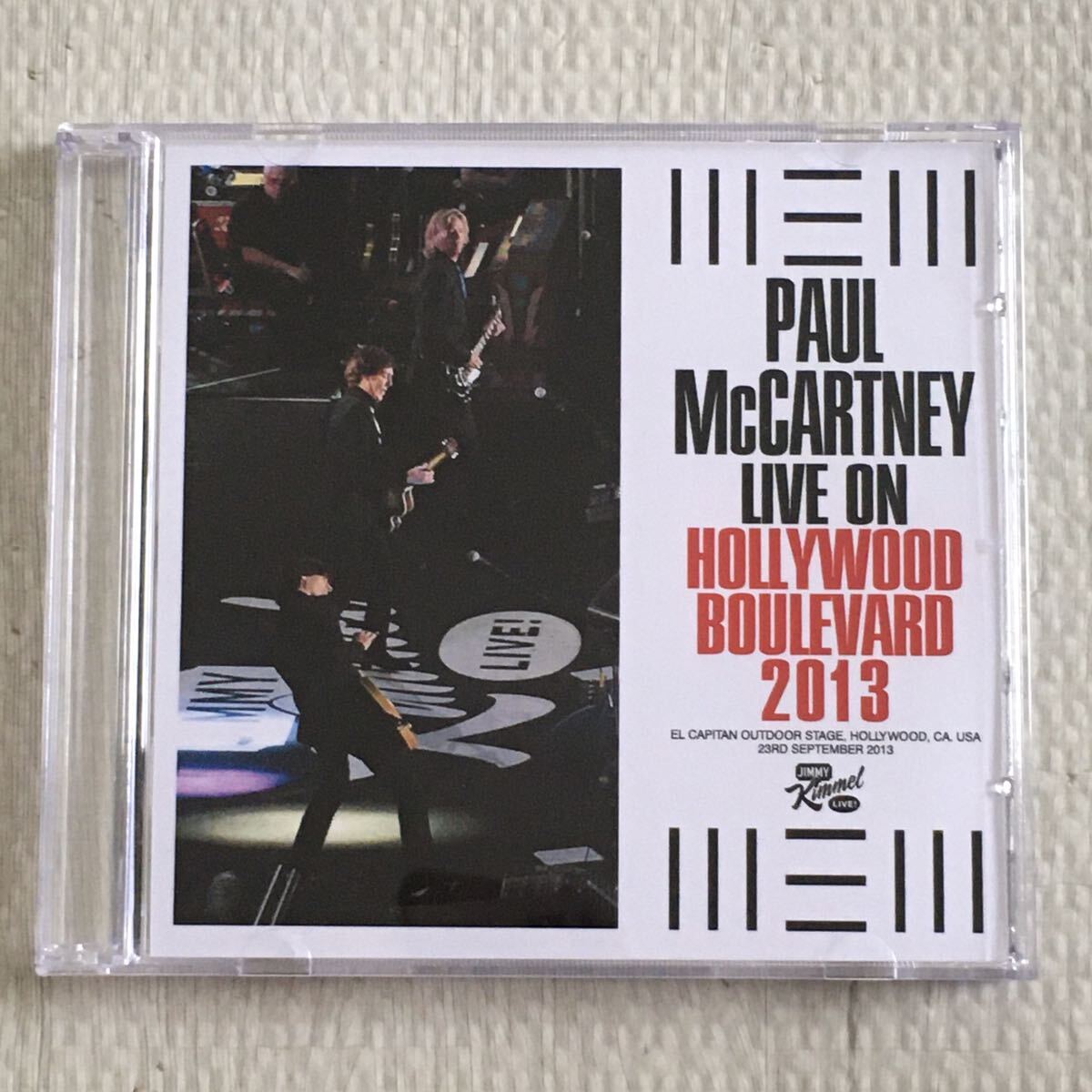 送料無料 評価1000達成記念 ロックCD+DVD Paul McCartney “Hollywood Boulevard 2013” 1CD+1DVD 無記名 日本盤_画像1