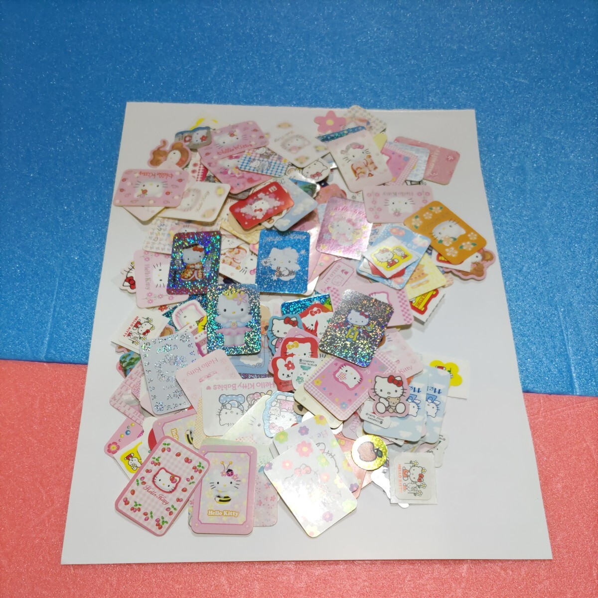  Hello Kitty goods ( rose seal, seal 7 sheets, memo pad 2 kind, memory pad, extra. seal ) Sanrio 