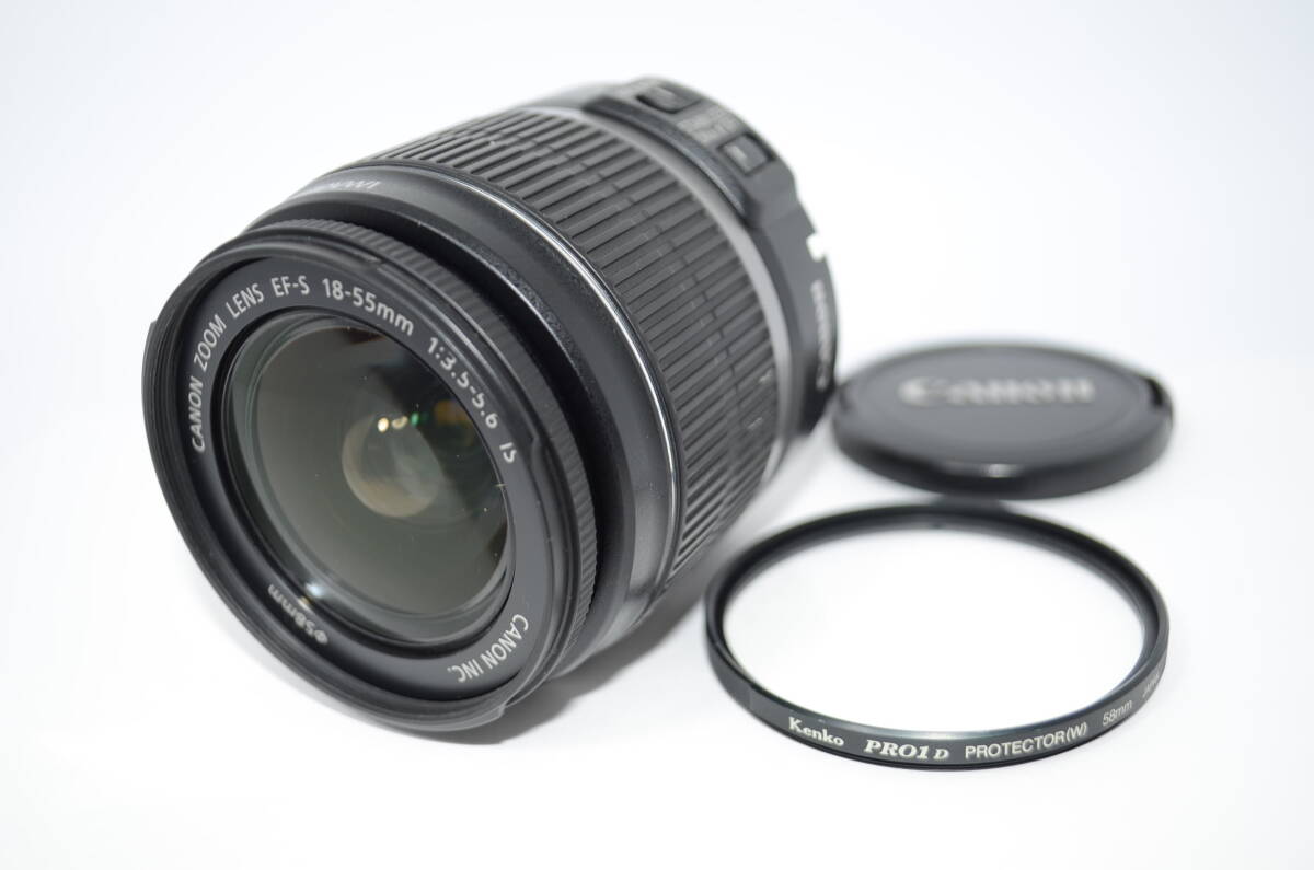 【外観並級】Canon EF-S 18-55mm F3.5-5.6 IS キャノン #s5609-1の画像1