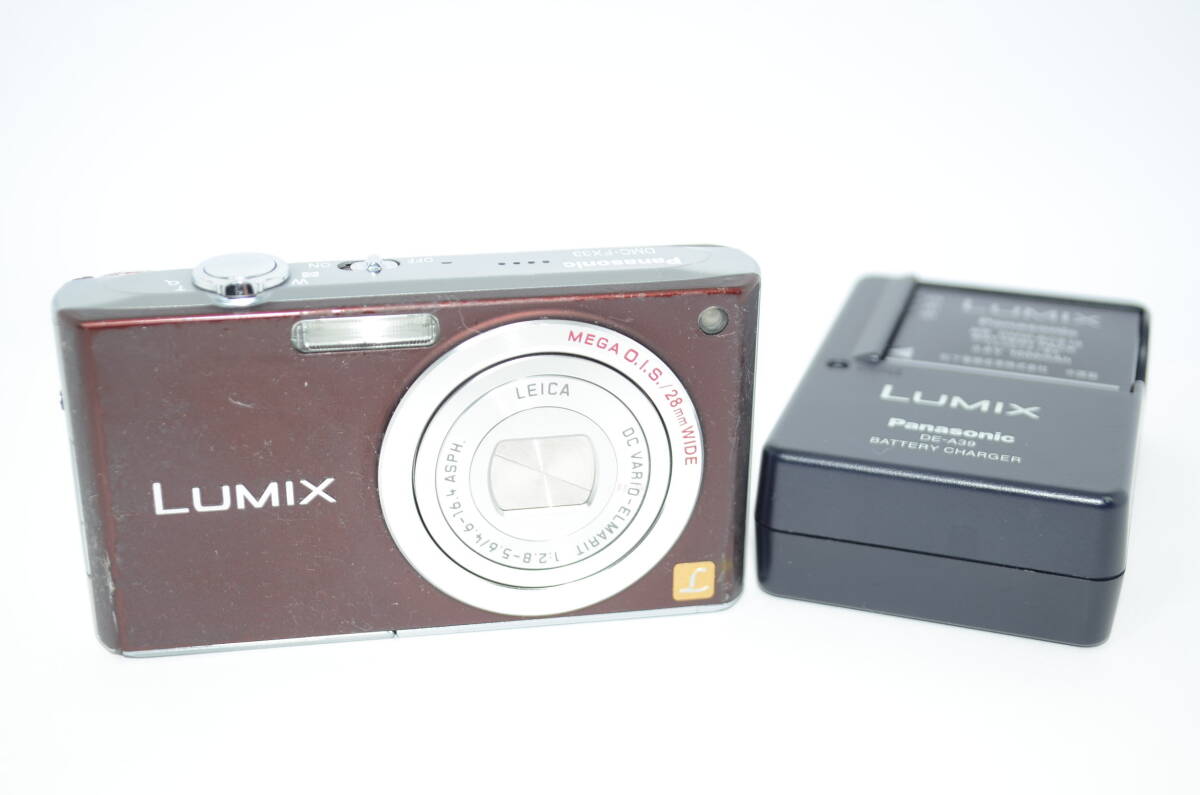 【外観並級】Panasonic パナソニック LUMIX コンパクトデジタルカメラ DMC-FX33　#s6198_画像1