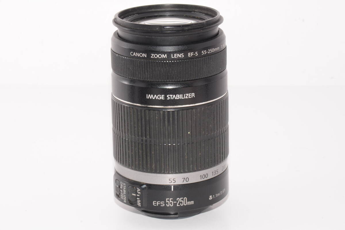 【外観特上級】Canon 望遠レンズ EF-S55-250mm F4-5.6 IS APS-C対応 #s7262の画像3