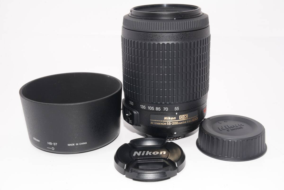 【外観特上級】Nikon AF-S DX VR Zoom Nikkor 55-200mm f/4-5.6G IF-ED_画像6
