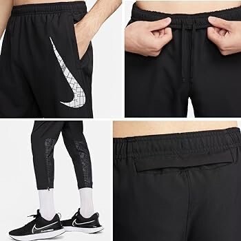 NIKE ナイキ ドライフィット ランニングパンツ 黒 Ｌ DQ6490-010 24-0515-1-13_画像2