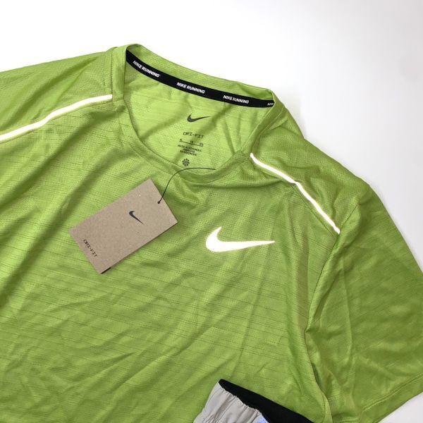 NIKE Nike Dri-fit бег верх и низ в комплекте желтый зеленый пепел XL A7566-332/DV9373-012 24-0421-4-2/3