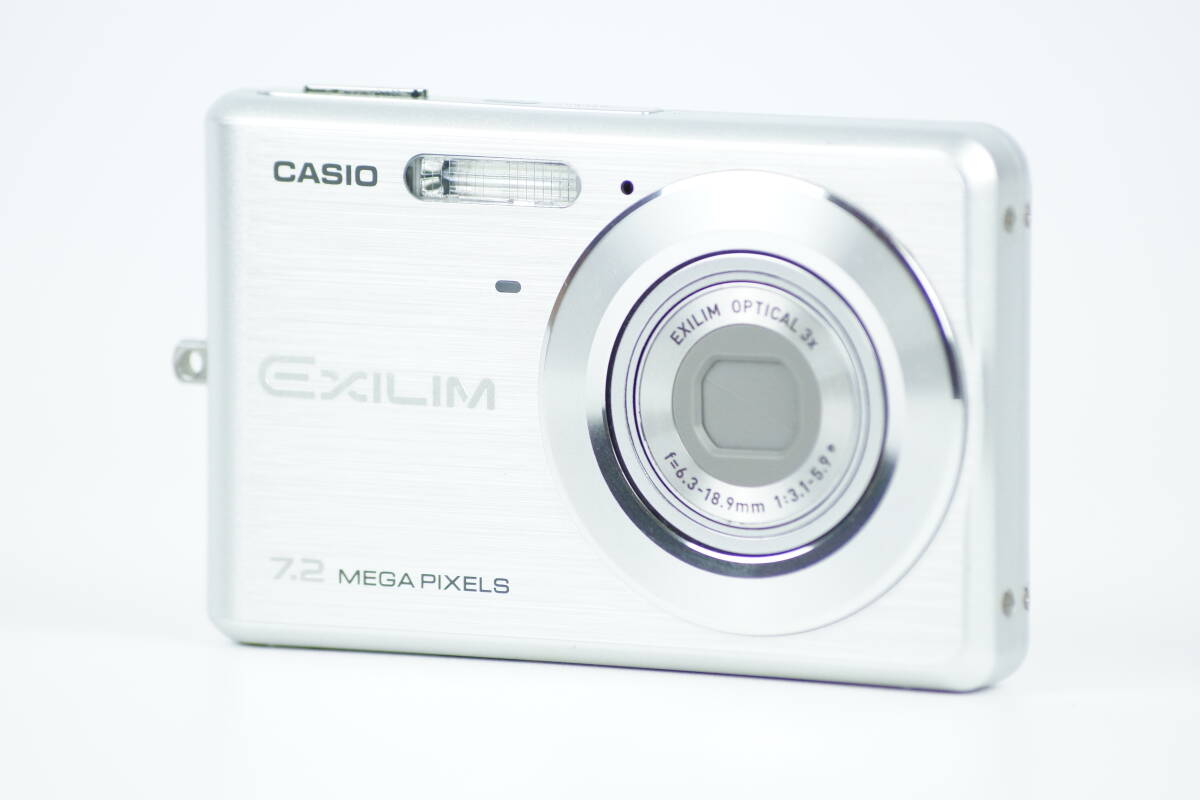 ■ 美品 ■ カシオ CASIO EXILIM EX-Z77 シルバーボディ コンパクトデジタルカメラ バッテリー付き 4431_画像4