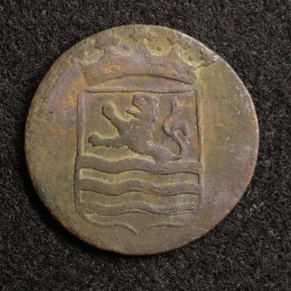 KM#152/オランダ領東インド VOC DUIT銅貨（1789）ゼーラント・ミント[E1155] コイン,蘭印,インドネシア_画像2