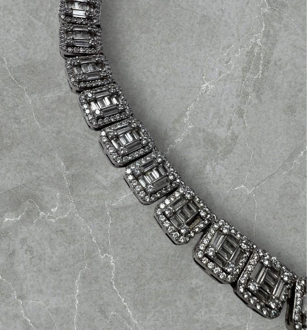 AVALANCHE GOLD& JEWELRY Tennis Necklace silver925 46cm yzerr AVALANCHE GOLD& JEWELRY Tennis Necklace silver925 46cm yzerr