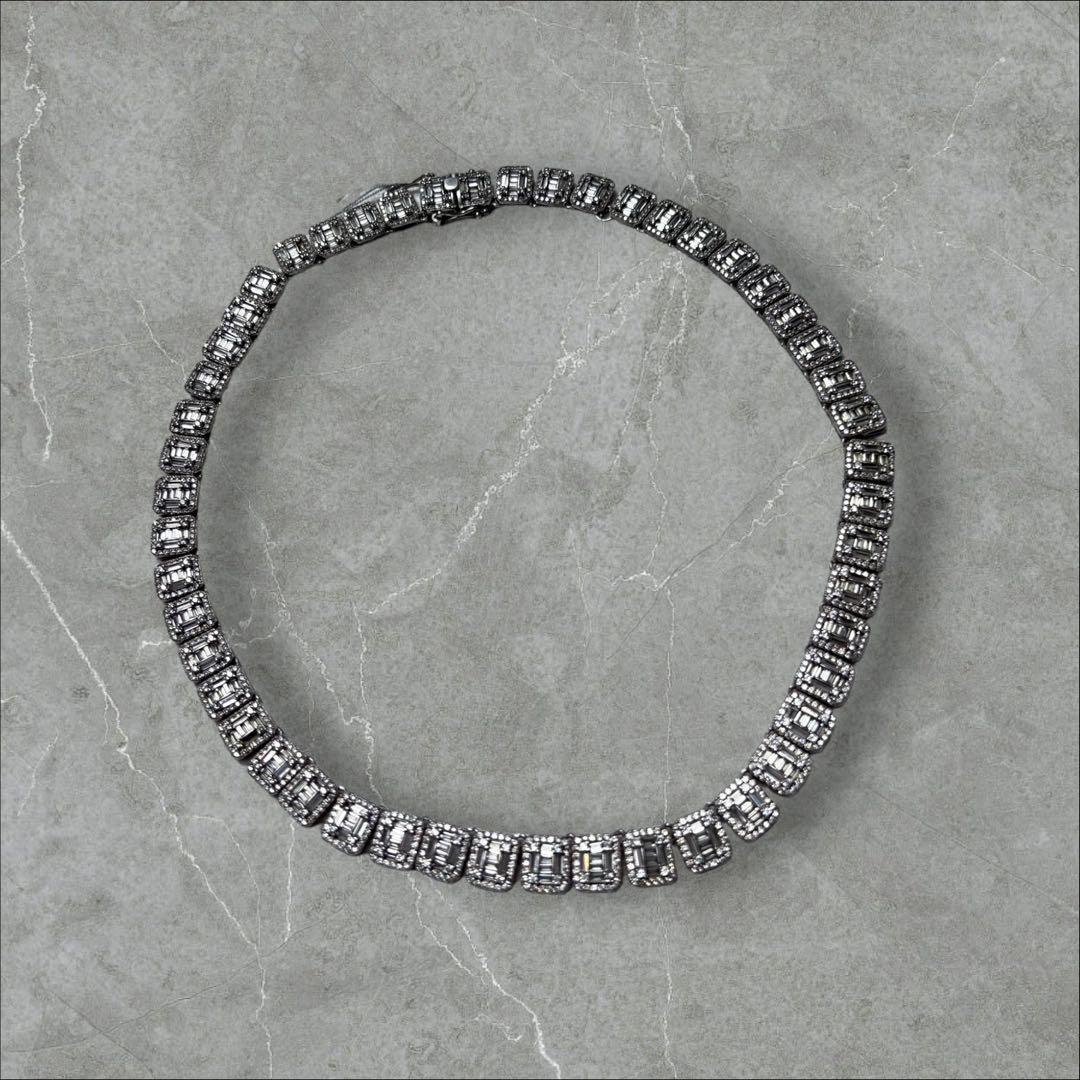 AVALANCHE GOLD& JEWELRY Tennis Necklace silver925 46cm yzerr AVALANCHE GOLD& JEWELRY Tennis Necklace silver925 46cm yzerr