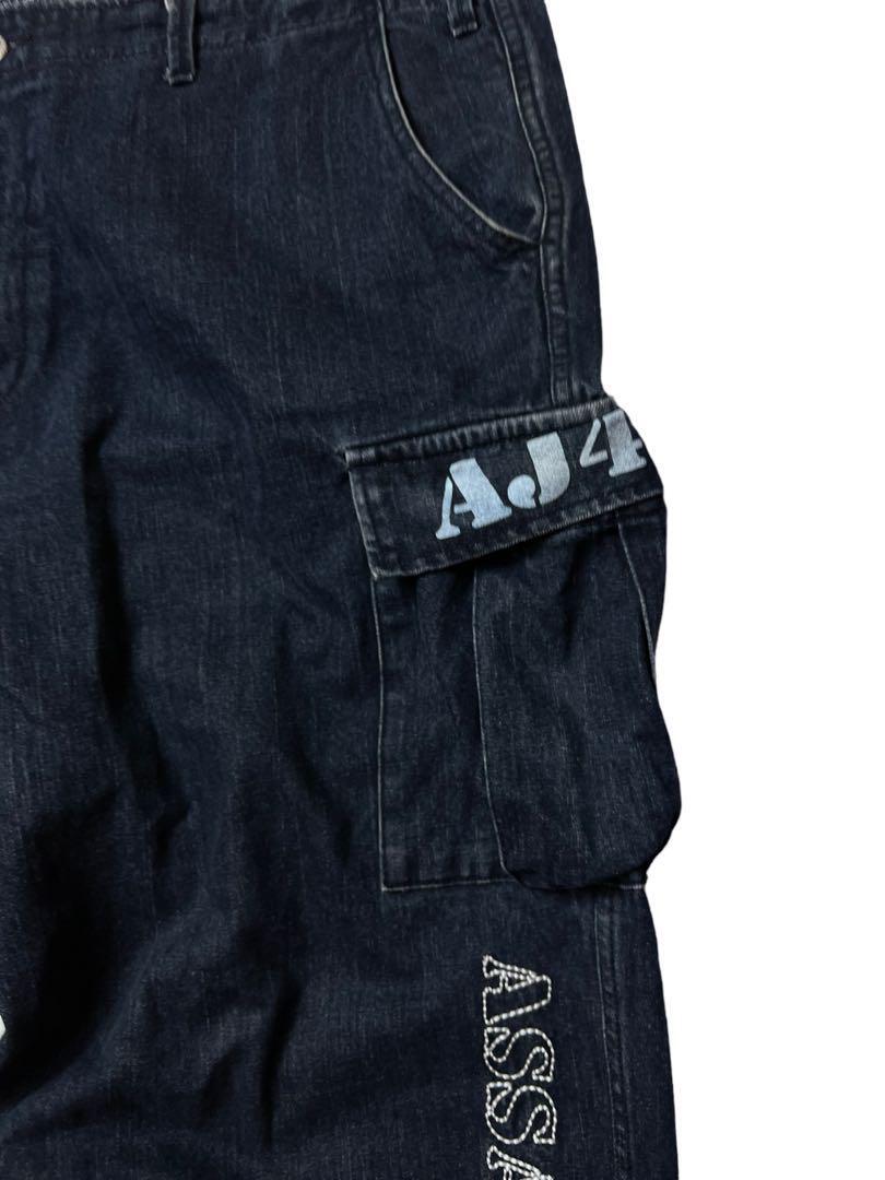 00s Assassyn Jeanz baggie cargo denim 麻神 XXL アサシン 00s Assassyn Jeanz baggie cargo denim 麻神 XXL アサシン