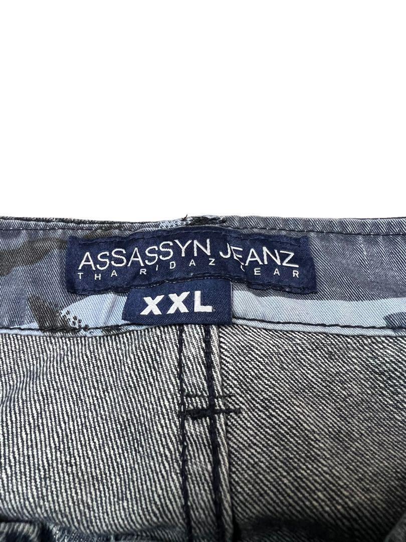 00s Assassyn Jeanz baggie cargo denim 麻神 XXL アサシン 00s Assassyn Jeanz baggie cargo denim 麻神 XXL アサシン