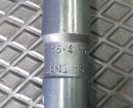 ★送安\185! MT2 Φ16.4mm 未使用 英国製 高級 チップブレーカー付 鉄工用ドリル ◆ テーパーシャンクドリル テーパードリル 旋盤 ボール盤_画像7