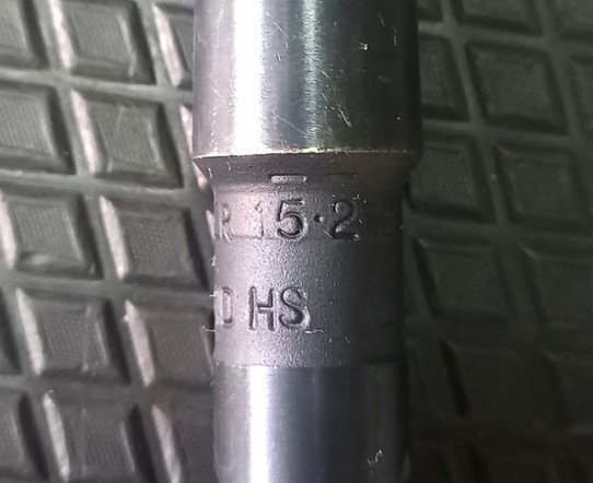 ★送安\185! MT2 Φ15.2mm 未使用 英国製 高級 チップブレーカー付 鉄工用ドリル ◆ テーパーシャンクドリル テーパードリル 旋盤 ボール盤_画像7